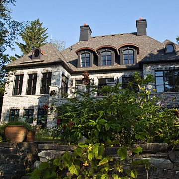 Exterior Shot of the Back of a Custom Home