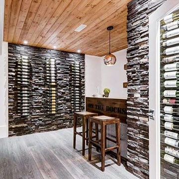 Wine cellar with tasting bar