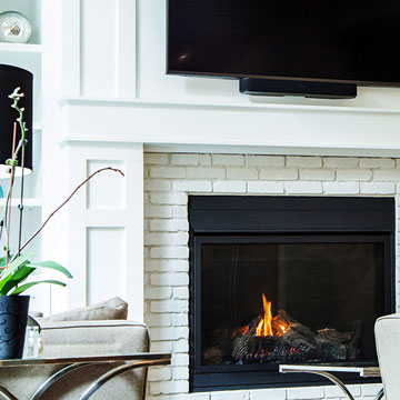 Fireplace with Built-ins