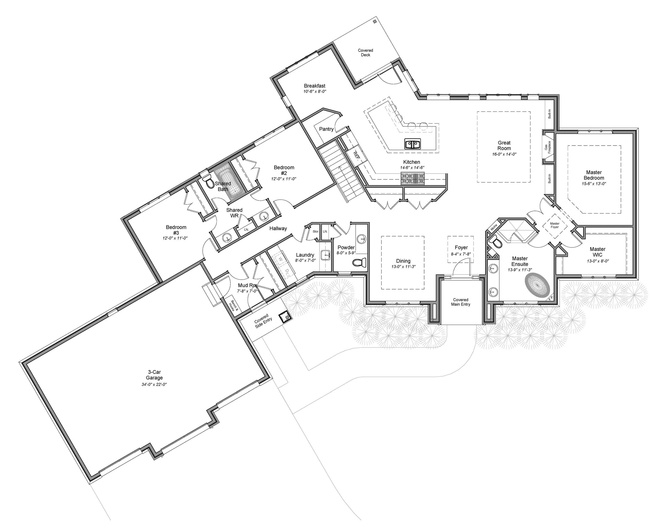 The Buckinghamshire floorplan snapshot.