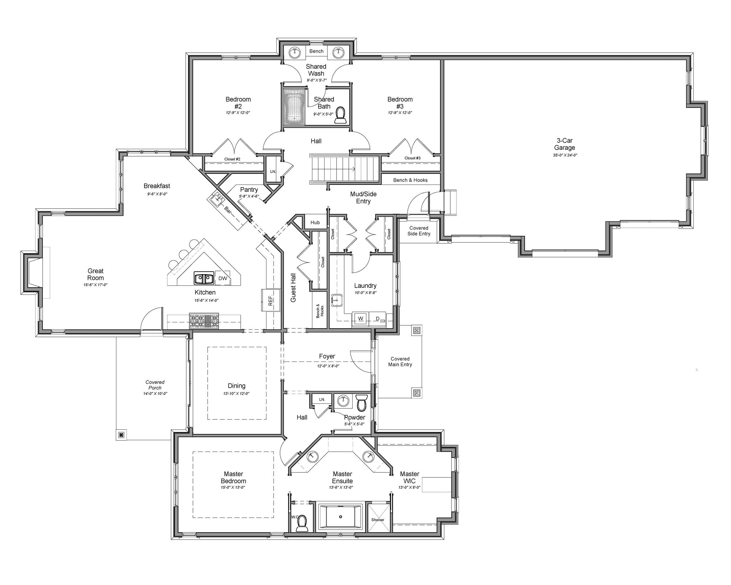 The Devonshire floorplan snapshot.