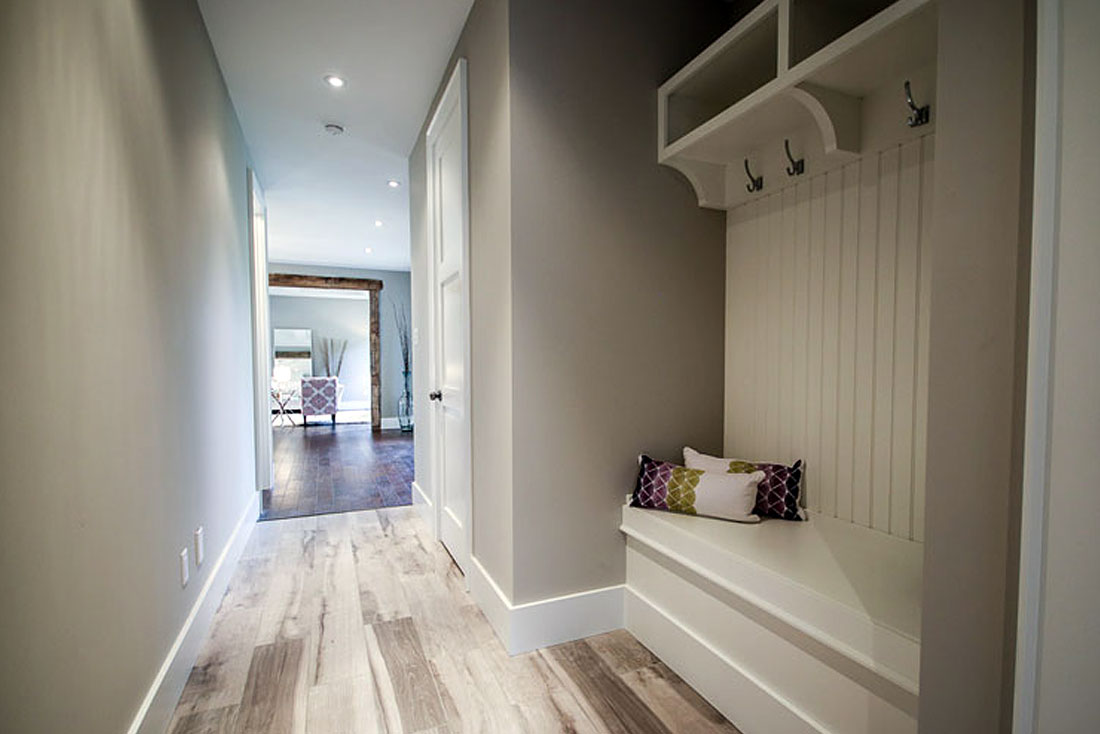 Hampshire mudroom space.