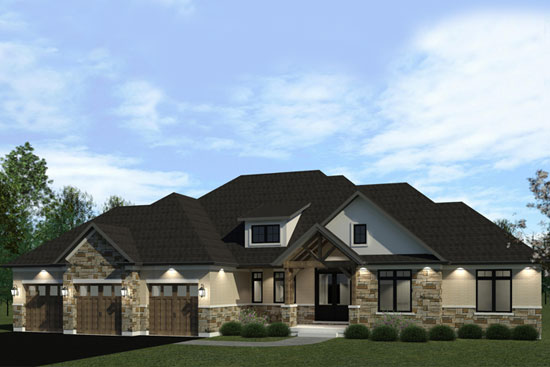 The Oxfordeshire model home.